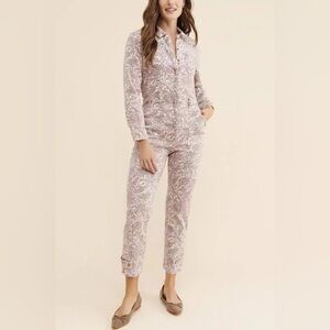 Anthropologie Paisley Utility Jumpsuit